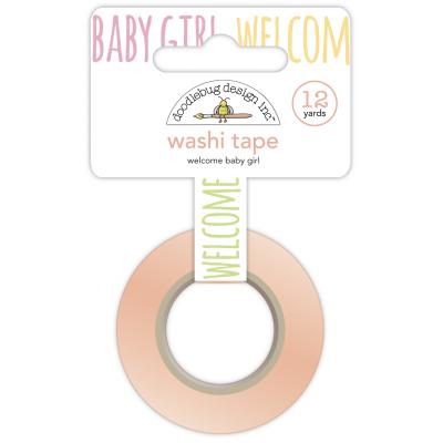 Doodlebug Baby Girl Washi Tape - Welcome Baby Girl